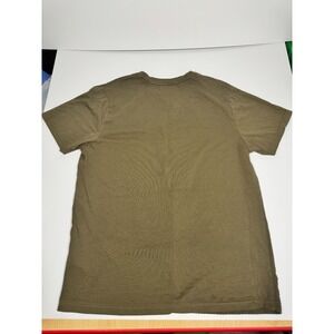 Denim & Flower by Ricky Singh T Shirt Mens XL Olive Green Textured Casual Wear